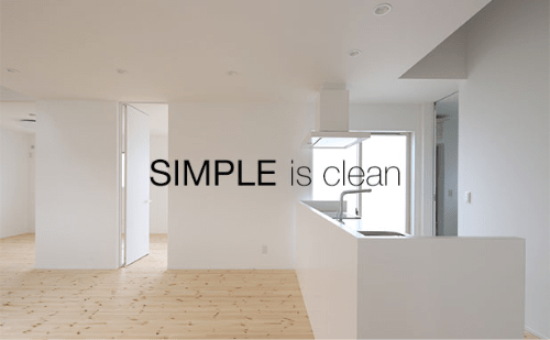 写真：SIMPLE is clean